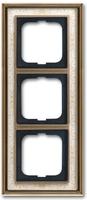 Busch Jaeger Rahmen 3-fach ms/antik Deko elf/ws 1723-846 (1754-0-4665)
