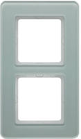 Berker 10126079, Berker 10126079 Rahmen 2fach, Q.7, Glas polarwei&szlig;