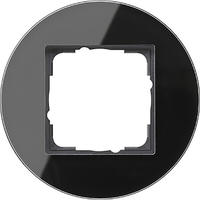 Gira 0211135, Gira 0211135 Abdeckrahmen 1-fach Gira Studio G Schwarz