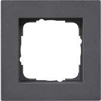 Gira 0211235, Gira 0211235 Abdeckrahmen 1-fach flach Gira E2 Anthrazit