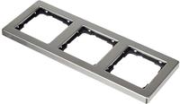 Gira 021333, Gira 021333 Abdeckrahmen 3-fach Gira E2 Edelstahl