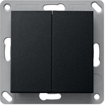 Gira Bluetooth Wandsender 2fach Schwarz matt (2462005)