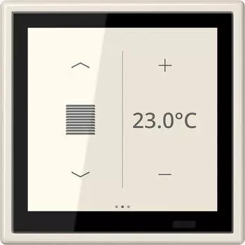 Jung KNX Raumcontroller LS TOUCH Secure LS 459 D1 S wei&szlig;