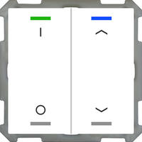 MDT BE-TAL6302.D1, MDT Taster Light 63 BE-TAL6302.D1 | KNX Taster 2-fach | RGBW LED 