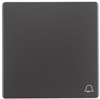 Berker 16206056, Berker 16206056 Wippe mit Aufdruck Symbol Klingel Q.1/Q.3 Anthrazit