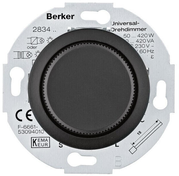 Berker Dimmer 286610 20-500W Dreh-Dimmer-Einsatz 2866-10 - Foto 10