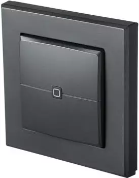 Homematic IP Smart Home Wandtaster 2-fach anthrazit (HmIP-WRC2-A)