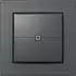 Homematic IP Smart Home Wandtaster 2-fach anthrazit (HmIP-WRC2-A)