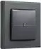 Homematic IP Smart Home Wandtaster 2-fach anthrazit (HmIP-WRC2-A)
