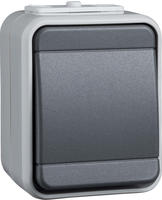 Elso 441609, Elso 441609 Universal-Schalter 10A AquaTop Steckklemme licht/basaltgrau