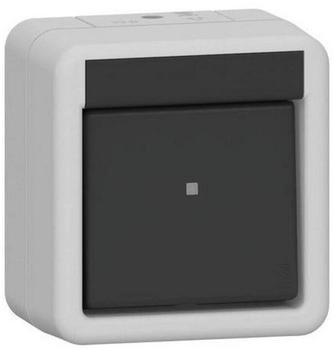 Gira Wippschalter Aus 2-polig WG AP IP44 Grau (310230)