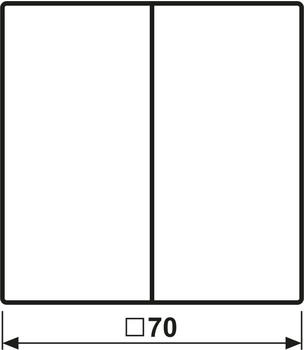 Jung Steuertaste 2-fach Standard (LS1702SWM)