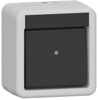 Gira Wippschalter Aus-Wechsel WG AP IP44 Grau (310630)