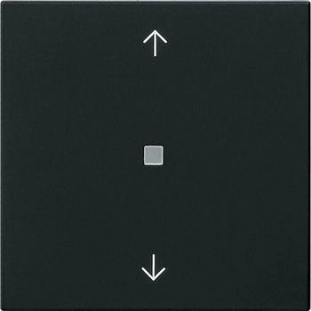Gira KNX RF Bedienaufsatz System 55 1fach Pfeile schwarz matt (5105005)