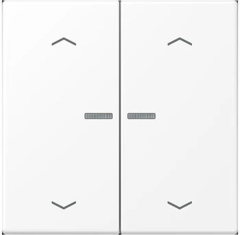 Jung HOME Taster 2fach mit Pfeilsymbolen (BTLS17102PWWM)