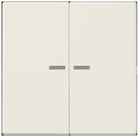 JUNG HOME Taster 2fach, Duroplast, Serie LS, wei&szlig;