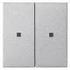Gira KNX RF Bedienaufsatz 2-fach alu (510726)