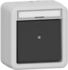 Gira Wipp-Kontrollschalter Aus 2-polig BSF WG AP IP44 grau (311230)