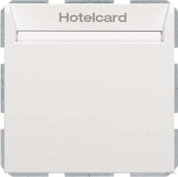 Berker Relaisschalter Hotelcard polarwei&szlig; matt (16409909)