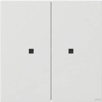 Gira KNX RF Bedienaufsatz 2-fach reinwei&szlig; (5107112)