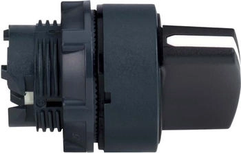 Schneider Electric Wahlschalter Ø 22 mm, 2 Stellungen, R tastend + L rastend, schwarz (ZB5AD4)