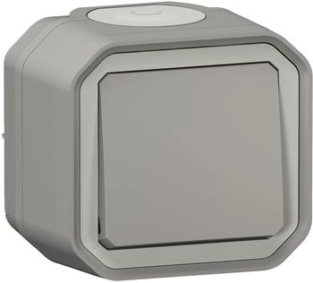 Legrand Plexo New Feuchtraum-Aufputz Wechselschalter grau (069711L)