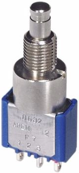 Apem Drucktaster 250 V/AC 3A 2 x Ein/(Ein) tastend (8642A)