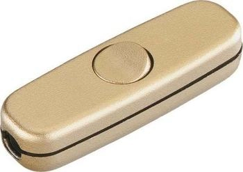 Bachmann Schnur-Zwischenschalter 1-polig gold/gold (924.046)