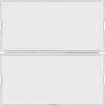 Berker Tastsensor 2-fach Komfort mit Beschriftungsfeld KNX S.1/B.x Wei&szlig;/Polarwei&szlig; (80162780)