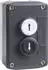 Schneider Electric Aufbaugehäuse Harmony XALD Kunststoff dunkelgrau 2 Drucktaster mit Pfeilen Auf/Ab (XALD222)