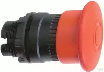 Schneider Electric Not-Aus/Not-Halt-Schalter, Frontelement, Harmony XB5, Kunststoff, 22mm, rot, Pilz 40mm, Statusanzeige, Zugentriegelung (ZB5AT8643M)