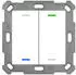MDT Taster Light 55 2-fach RGBW Reinweiß glänzend Neutral (BE-TAL5502.01)