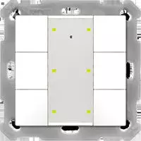 MDT technologies Taster Plus TS 55 6-fach Reinwei&szlig; matt BE-TA55T6.02 (BE-TA55T6.02)