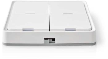 Nedis SmartLife Zigbee 3.0 Wandschalter Weiss (ZBWS40WT)