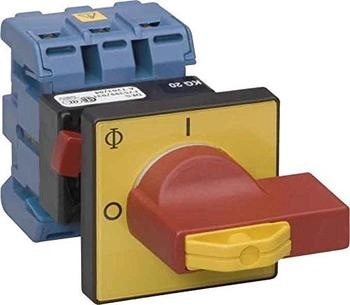 Kraus & Naimer Hauptschalter Not-Aus 3-polig 20A 5,5kW (KG10A T203/04 FT2)