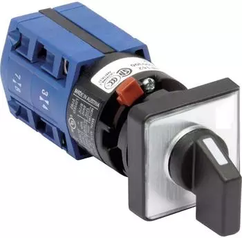 Kraus & Naimer Lasttrennschalter Umschalter 10 A 2 x 60° Grau, Schwarz (CG4.A210.FS2.F085)