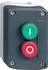 Schneider Electric Harmony XALD Aufbaugehäuse mit 2 Drucktastern Grün/Rot I-O 22mm (XALD213)