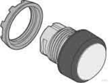 ABB MP1-11W Leuchtdrucktaster weiss, flach-tastend (1SFA611100R1105)