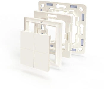 Shelly BLU Wall Switch 4 Adapter f&uuml;r Gira & Merten (SHELLY_B_A_WS_4_GM)