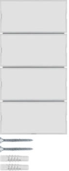 Berker KNX Tastsensor 4-fach Komfort S.1/B.x wei&szlig;/polarwei&szlig; (80164780)