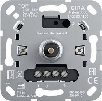 Gira System 3000 Drehzahlstellereinsatz (246000)
