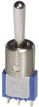 Apem Kippschalter/Hebelschalter 2 x (Ein)/Aus/(Ein) 250 V/AC 3 A momentan/0/momentan (5647MA)