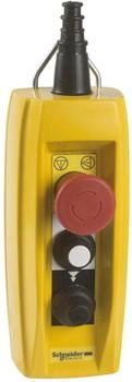 Schneider Electric H&auml;ngetaster XAC-B mit 2 Drucktaster und Not-Aus-Taster, gelb (XACB3291)