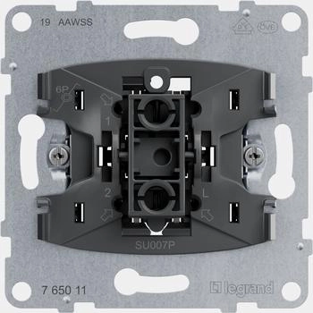 Legrand SEANO Taster-Einsatz mit Wechselkontakt 10A Steckklemmen (765011)