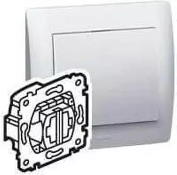 Legrand Doppelwechselschalter beleuchtet Pro21/Galea grau (775608)