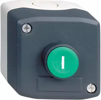 Schneider Electric Aufbaugeh&auml;use mit Drucktaster gr&uuml;n 1S1&Ouml; (XALD102E)