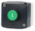 Schneider Electric Aufbaugehäuse mit Drucktaster grün 1S1Ö (XALD102E)