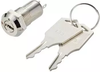 TRU Components S1091 B Schlüsselschalter 30V 1A 1 x Aus/Ein 1 x 90° (754102)