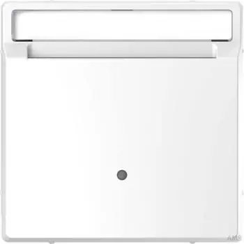 Merten Card-Schalter mit Schriftfeld, Lotosweiß, System Design (MEG3854-6035)