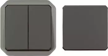 Legrand Einsatz Wippschalter Plexo New anthrazit